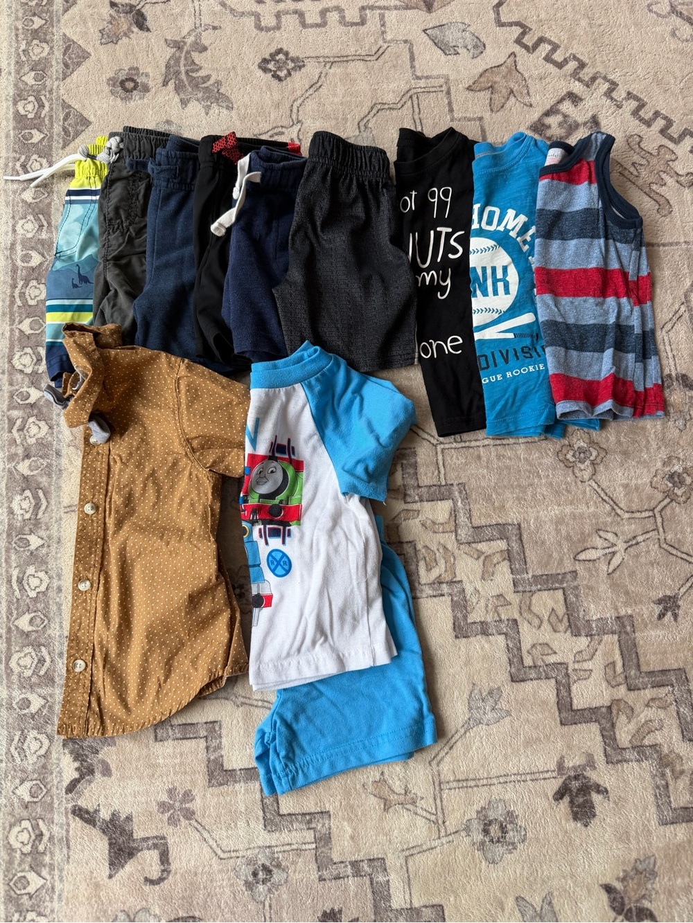 Kids Short Sleeve & Tank Shirt Bundle - Mixed Colors